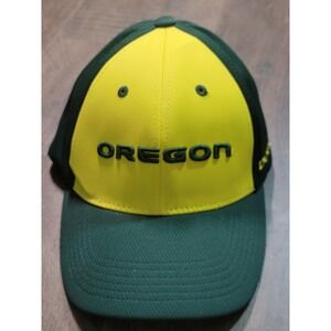 Oregon Ducks Hat Captivating Headwear Green Yellow Adjustable Baseball Cap NCAA